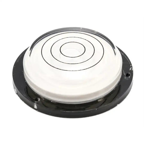 Camco 25573 RV Level Bubble Type Side-to-Side and Front- to-Rear Leveling Screw On Mount Single