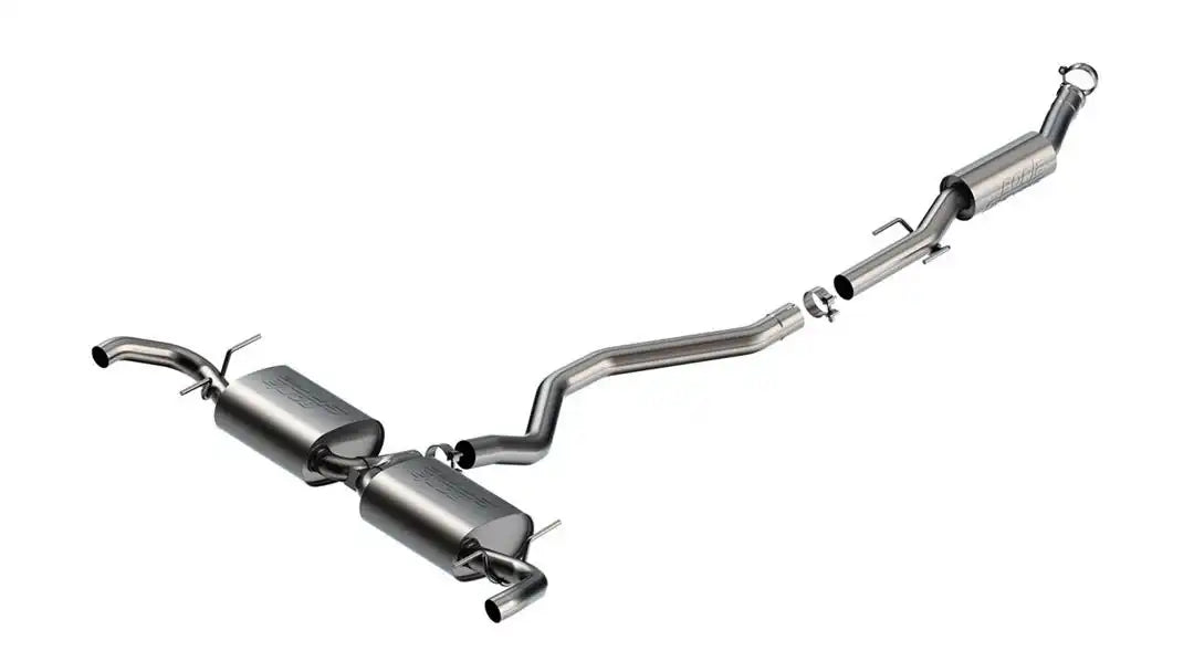Borla 140933 Exhaust System Kit S-Type Cat Back System T-304 Stainless Steel With 