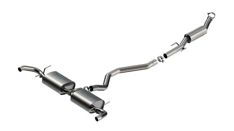 Borla 140933 Exhaust System Kit S-Type Cat Back System T-304 Stainless Steel With 