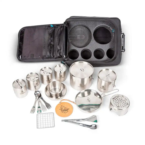 Decked AD23PATHFINDERCOOKINGKIT Cookware Set Pathfinder Stainless Steel 7-1/2 Inch