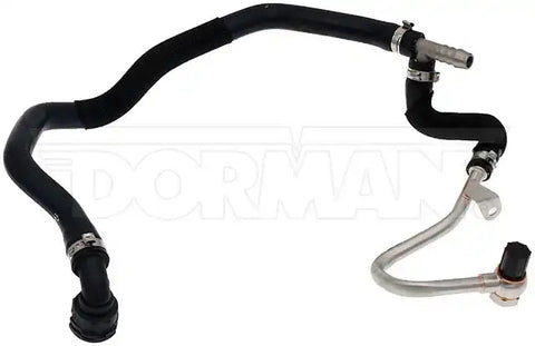 Dorman 667-318 Turbocharger Coolant Line OE Solutions ™ OE Replacement 9 Inch Length Black And Natural Aluminum And PVC Single