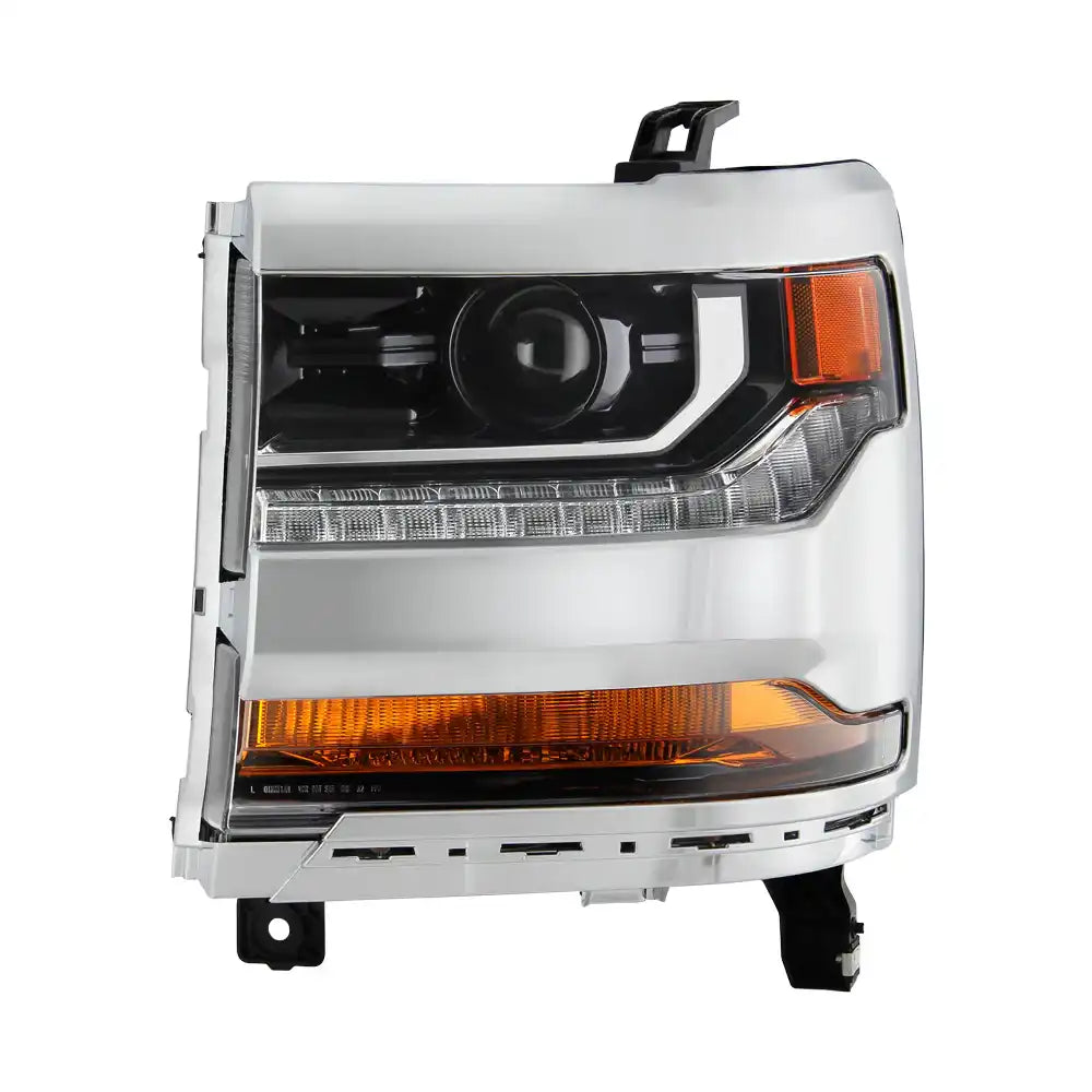 Spyder Automotive 9049729 Headlight Assembly OE Beam Clear Lens With Amber Reflecto