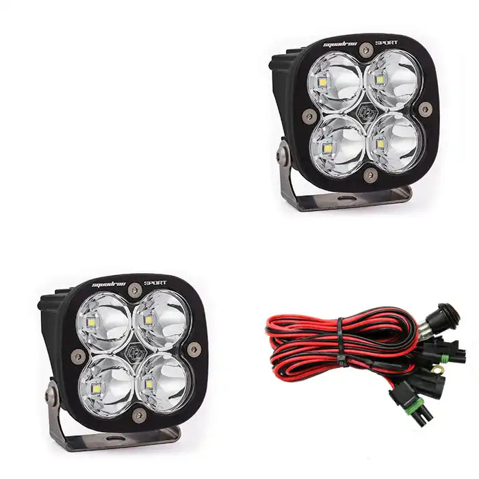 Baja Design 557801 Driving/ Fog Light Squadron Sport LED Bulb 4 LED Bulbs 3 Inch 