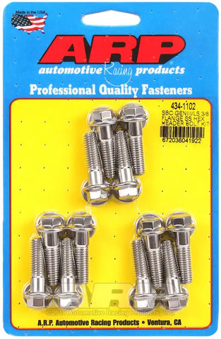 ARP Auto Racing 434-1102 Exhaust Header Bolt For Use With Chevy LS V8 Engines M8 Th
