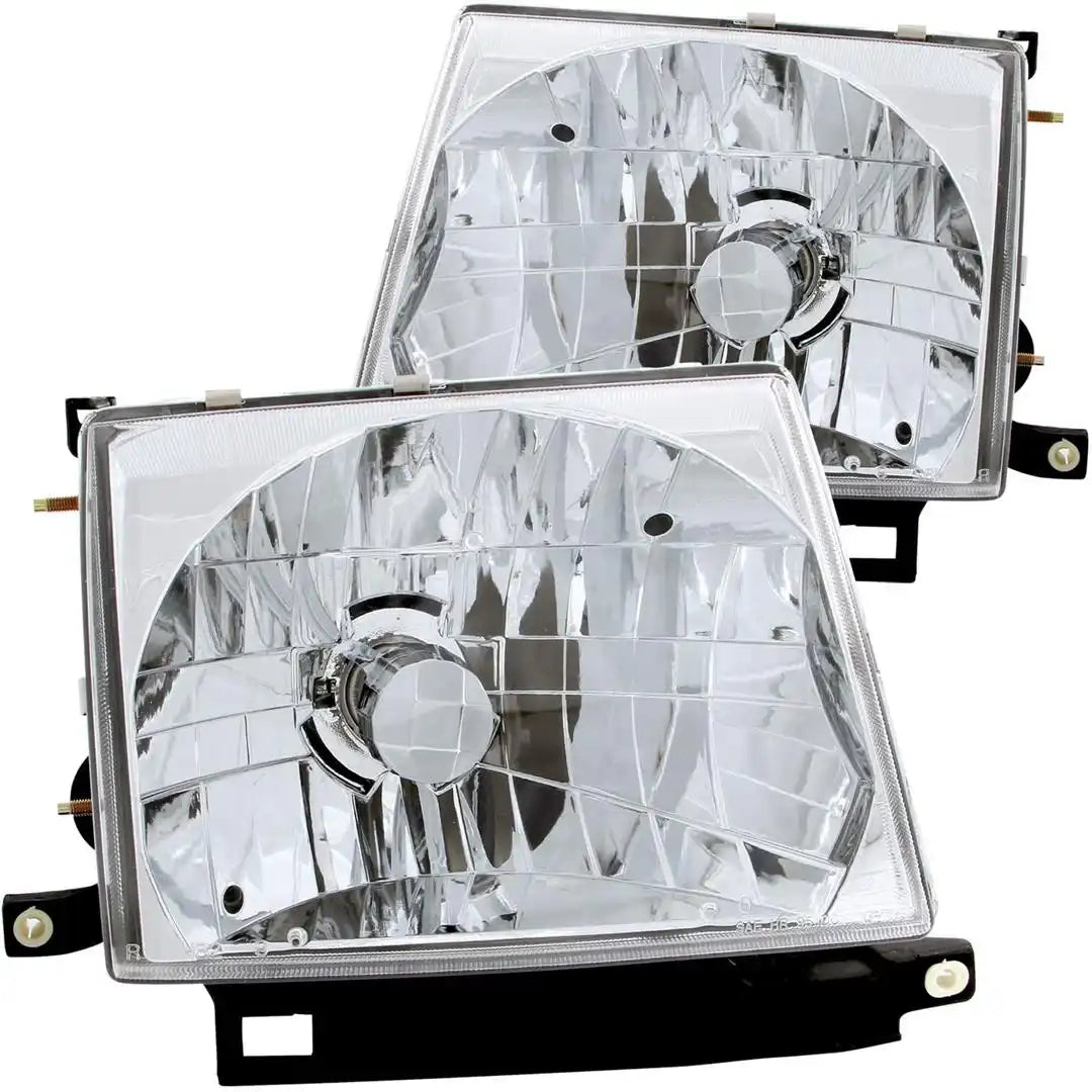 ANZO USA 121132 Headlight Assembly Crystal Clear Halogen Bulb Standard Beam H4 Wh
