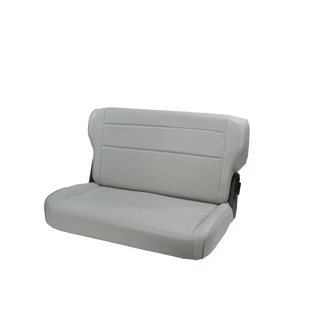 Rugged Ridge 13462.09 Seat Bench Seat Rear Fold And Tumble Standard Gray Vinyl