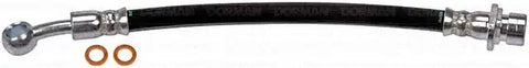 Dorman H621824 Brake Line First Stop ™ OE Replacement 9.56 Inch Overall Length Black EPDM Rubber Single Hose With Gaskets