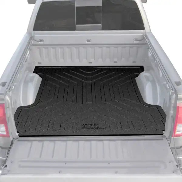Husky Liner 16008 Bed Mat Direct-Fit Without Raised Edges Black Rubber Tailgate 