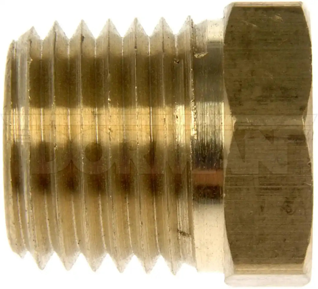Dorman 785-441 Adapter Fitting AutoGrade ™ Straight 1/8 Inch Female NPT to 1/4 Inch Male NPT Bushing Natural Gold Brass Single