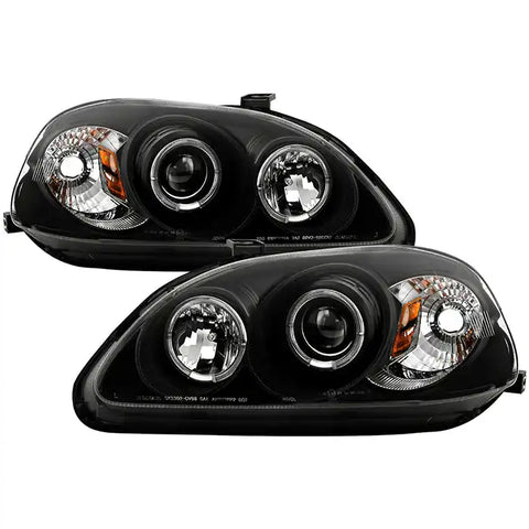 Spyder Automotive 5010902 Headlight Assembly Signature Series Projector Beam With L