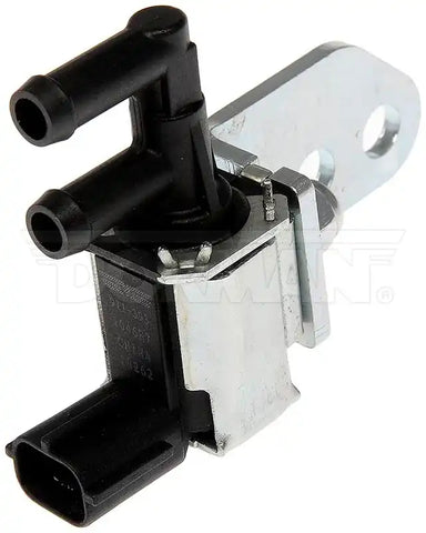 Dorman 911-393 Vapor Canister Purge Valve OE Solutions ™ OE Replacement 3.6 Inch Length 2 Male Terminal With Mounting Bracket/ Hardware