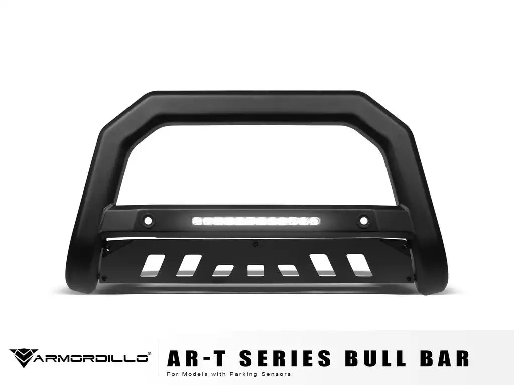 Armordillo 8705513 Bull Bar AR-T Series Powder Coated Matte Black Steel With LED