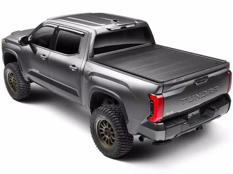 Retrax EQ0231 Tonneau Cover Retrax EQ Power Retractable Matte Black Aluminum Rem
