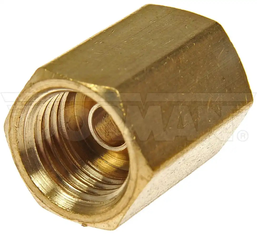 Dorman 785-310D Tube End Fitting Nut OE Solutions ™ 1/8 Inch Outer Diameter 0.63 Inch Length Brass Pack Of 2 Clamshell Package