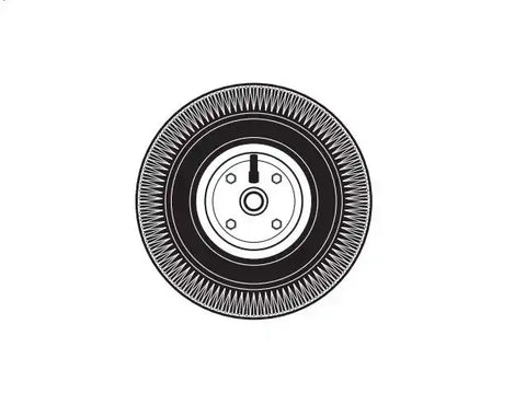 Barker Mfg. 32347 Portable Waste Holding Tank Wheel For 25/ 32 And 42 Gallon 4 Wheel