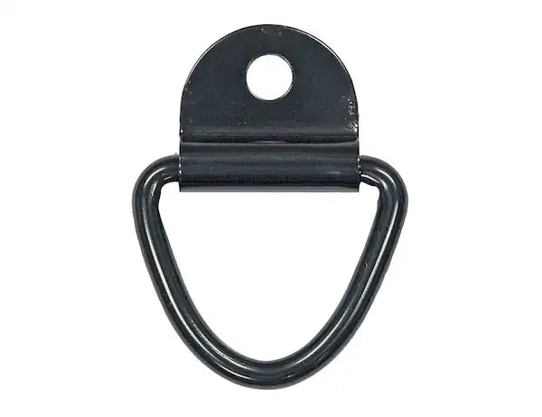 Buyers Products B21 D-Ring Rope Ring 1/4 Inch Pin Rope Ring Zinc Plated Black W