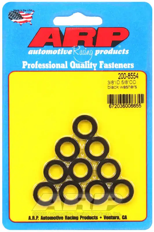 ARP Auto Racing 200-8554 Washer Chrome Moly 5/8 Inch Outside Diameter 3/8 Inch Ins