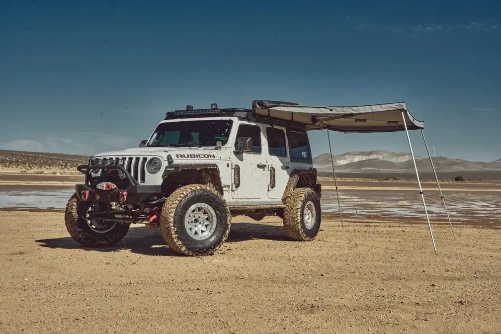 Body Armor 20023 Awning 270 Series Roof Basket/ Bed Rack Mount Retractable 90-1/2