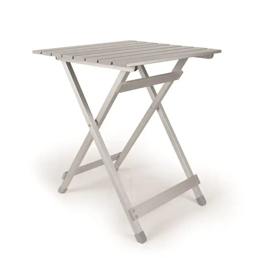 Camco 51891 Table 19-1/2 Inch Length x 20 Inch Width x 24-1/4 Inch Height 110 Pound Weight Capacity Folding Aluminum
