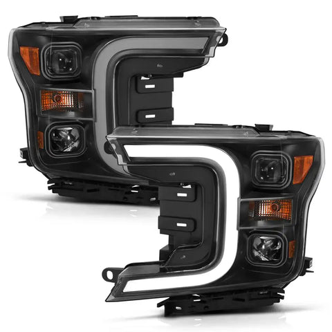 ANZO USA 111398 Headlight Assembly Halogen Bulb Projector Beam/ Plank Style Switchb
