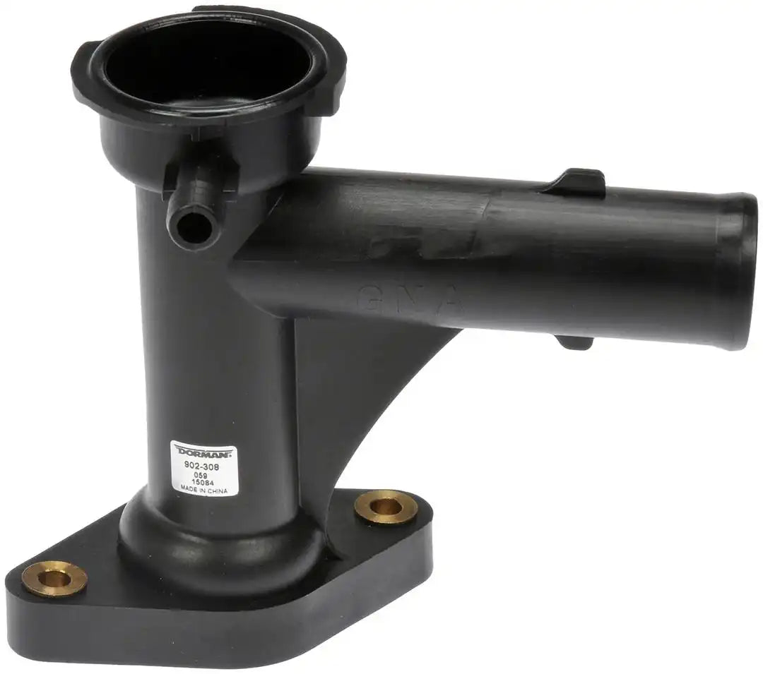 Dorman 902-308 Thermostat Housing OE Solutions ™ OE Replacement 90 Degree Neck Black Plastic