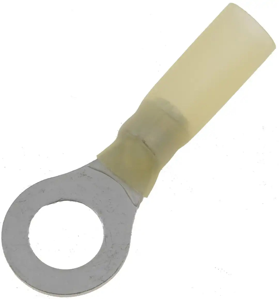 Dorman 85205 Wire Terminal End Conduct-Tite ® 5/16 Inch Ring Terminal 12-10 Gauge Wire Waterproof Yellow Pack of 7