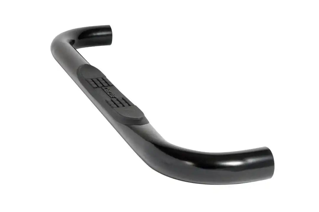 Dee Zee DZ372511 Nerf Bar With Step Pads 3 Inch Round Bent Powder Coated Black S