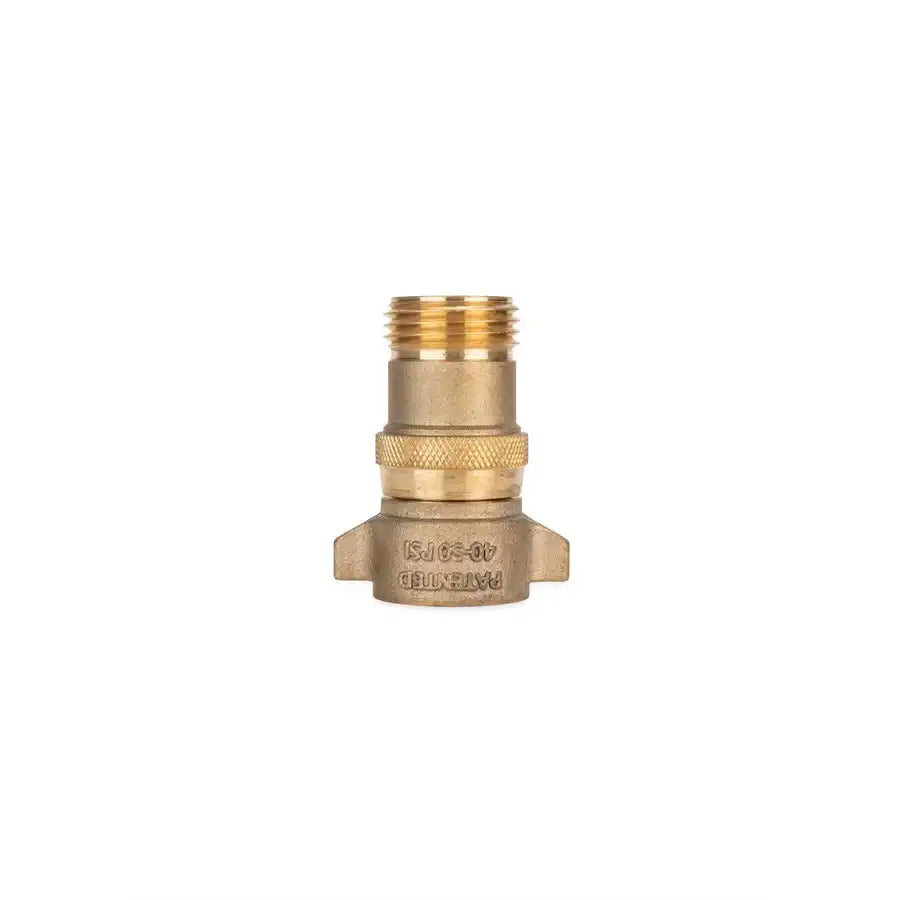 Camco 40052 Fresh Water Pressure Regulator Brass Preset Pressure Range of 40-50 PSI Without Gauge Single/ Bulk