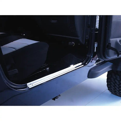 Rugged Ridge 11119.03 Door Sill Protector Entry Guards Stainless Steel Non-Illumin