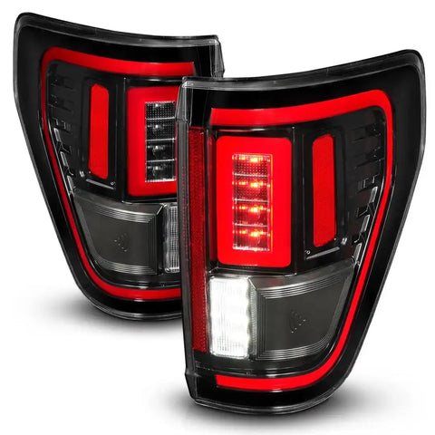 ANZO USA 311475 Tail Light Assembly LED Clear Lens Black Housing Red Brake Light/