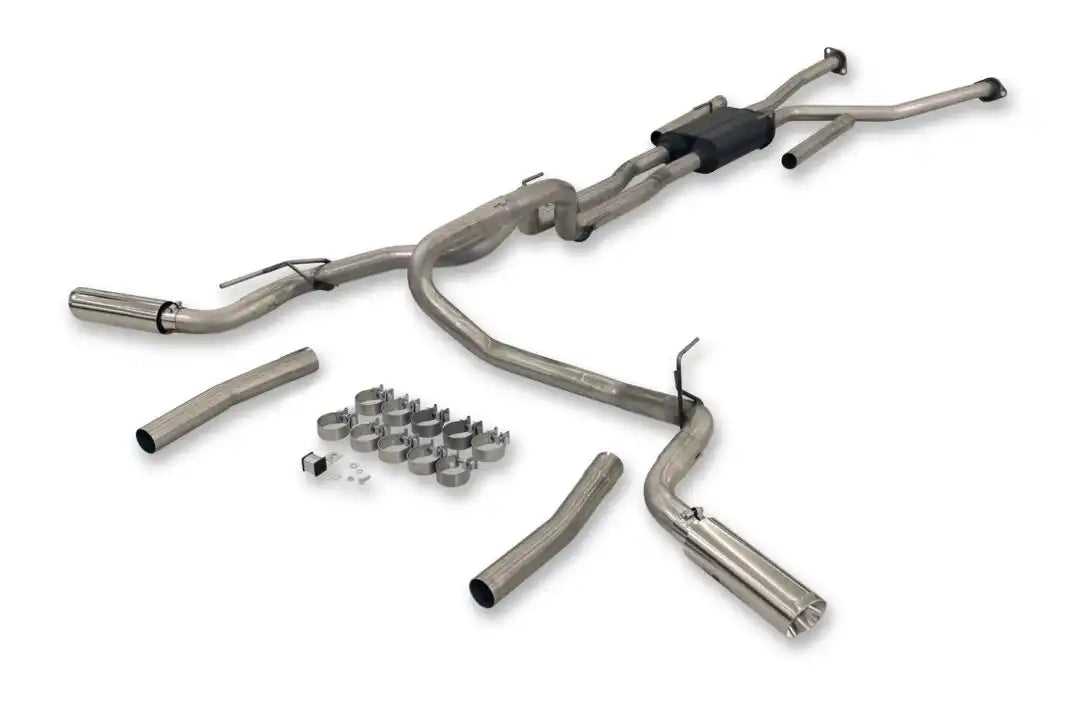 Flowmaster 818140 Exhaust System Kit American Thunder  Cat Back System 409 Stainle