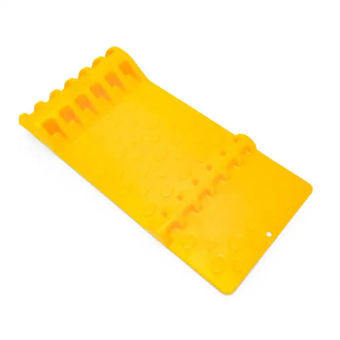 Camco 42891 Parking Stop AccuPark Floor Mount Mat Yellow ABS Plastic