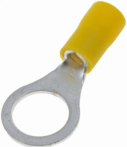 Dorman 85417 Wire Terminal End Conduct-Tite ® 3/8 Inch Ring Terminal 12-10 Gauge Wire With Insulation Yellow Pack of 11