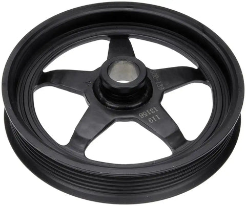 Dorman 300-139 Power Steering Pump Pulley OE Solutions ™ OE Replacement 6 Groove Serpentine Belt Black Steel