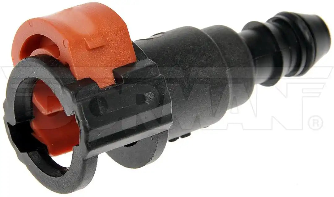 Dorman 800-331 Fuel Line Repair Fitting OE Solutions ™ OE Replacement 180 Degree 2.18 Inch Length Black Nylon Pack Of 2