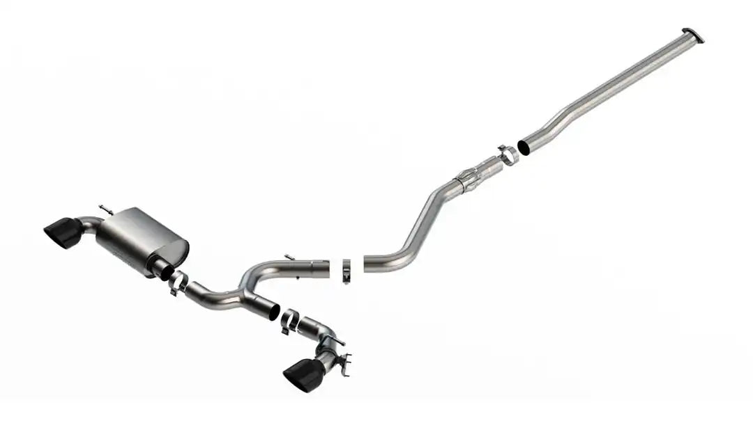 Borla 140926BC Exhaust System Kit ATAK  Series Cat Back System T-304 Stainless Ste
