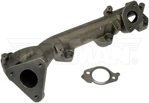 Dorman 674-699 Exhaust Manifold OE Solutions ™ OE Replacement Stainless Steel Single Turbo Gasket/ Downpipe Gasket/ Manifold Gasket/ 3 Studs/ 3 Nuts
