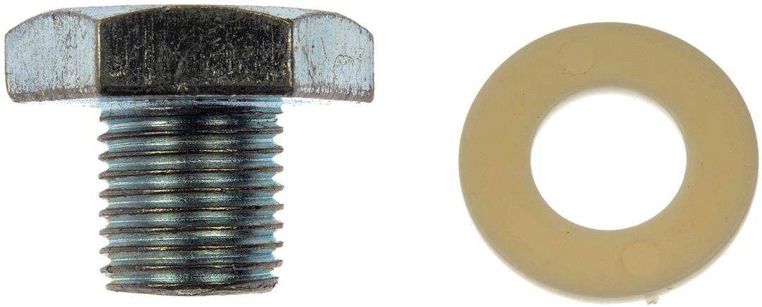Dorman 65245 Oil Drain Plug AutoGrade ™ OE Replacement 7/8 Inch Head 1/2 Inch -20 Thread 0.514 Inch Shank Length Single Without Magnetic Tip With Gasket
