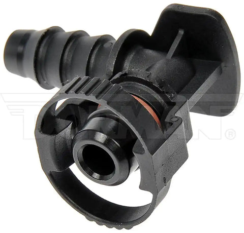 Dorman 800-067 Secondary Air Injection Pipe Connector OE Solutions ™ OE Replacement 1.24 Inch Length Black Nylon