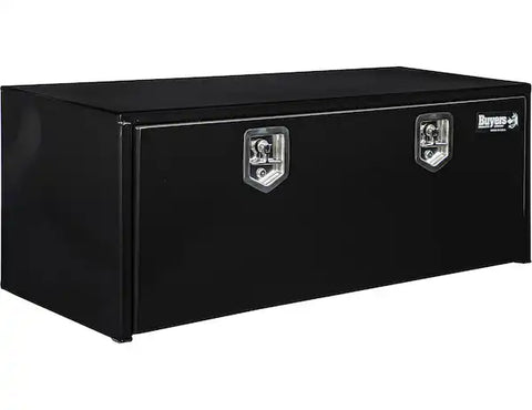 Buyers Products 1702310 Tool Box Underbody 1 Recessed Drop Door Smooth Gloss Bla