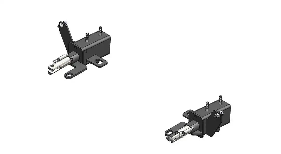 Blue Ox BX2698 Vehicle Baseplate Removable Tabs Single Lug With Safety Cable Hooks