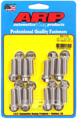 ARP Auto Racing 400-1110 Exhaust Header Bolt Universal 3/8 - 16 Inch Thread Size 1