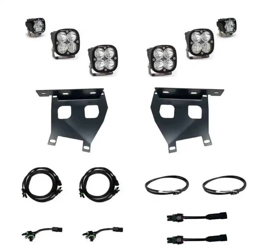 Baja Design 448056 Driving/ Fog Light LED Bulb Driving Combo/ Wide Cornering/ Spot 