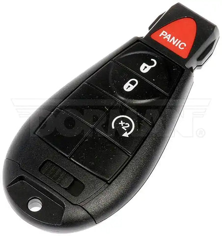 Dorman 99456ST Key Fob OE Solutions ™ OE Replacement 4 Button Black With Uncut Key Blade And Batteries