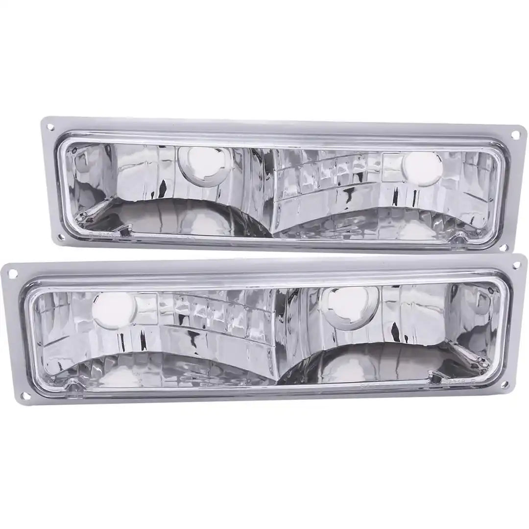 ANZO USA 511032 Parking/ Turn Signal Light Assembly Euro Clear Lens With Amber Refl
