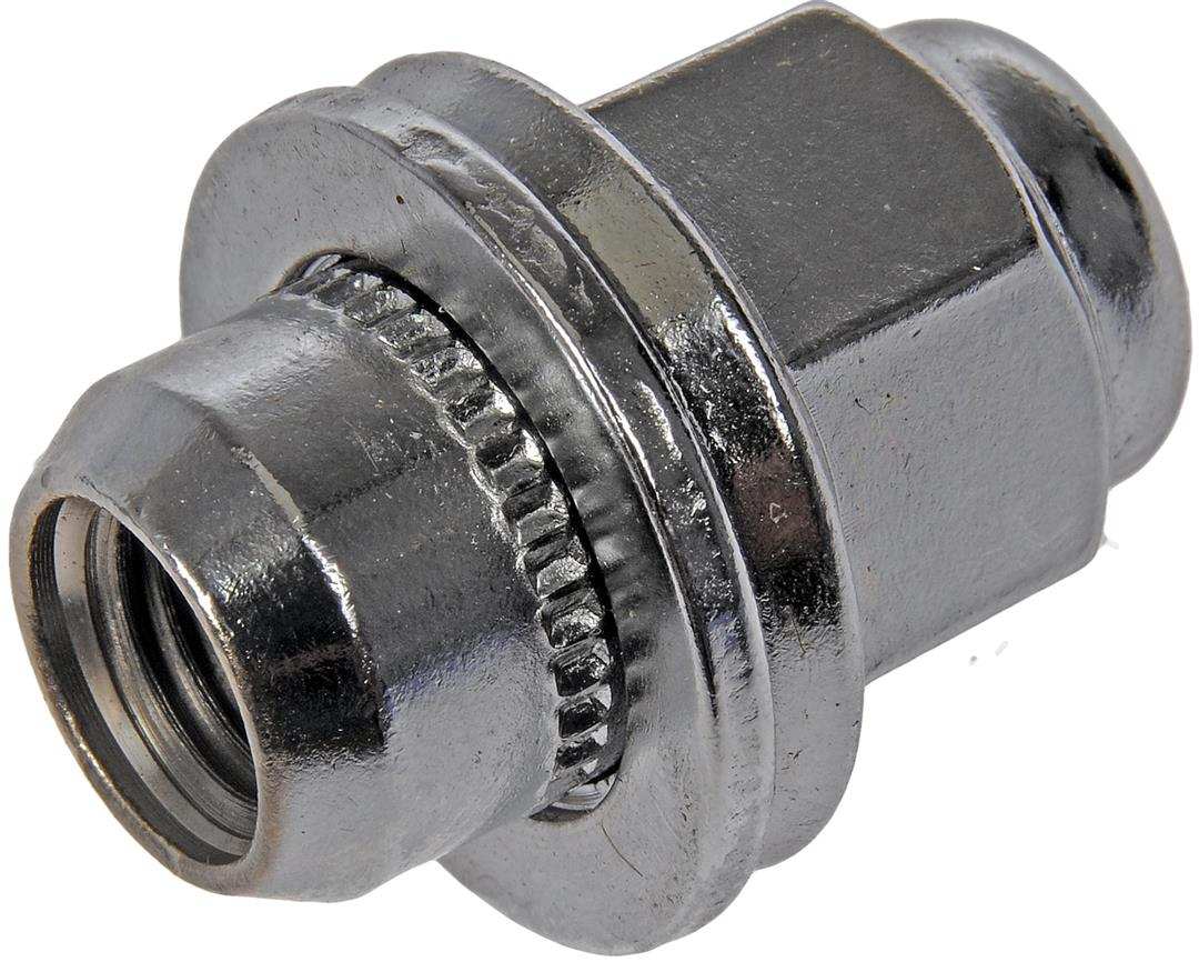 Dorman 712-306 Lug Nut AutoGrade ™ M12 - 1.50 Thread Flush Seat Mag Lug 1.470 Inch Overall Length 13/16 Inch Hex Size Chrome Plated Silver Steel Clamshell Set of 4