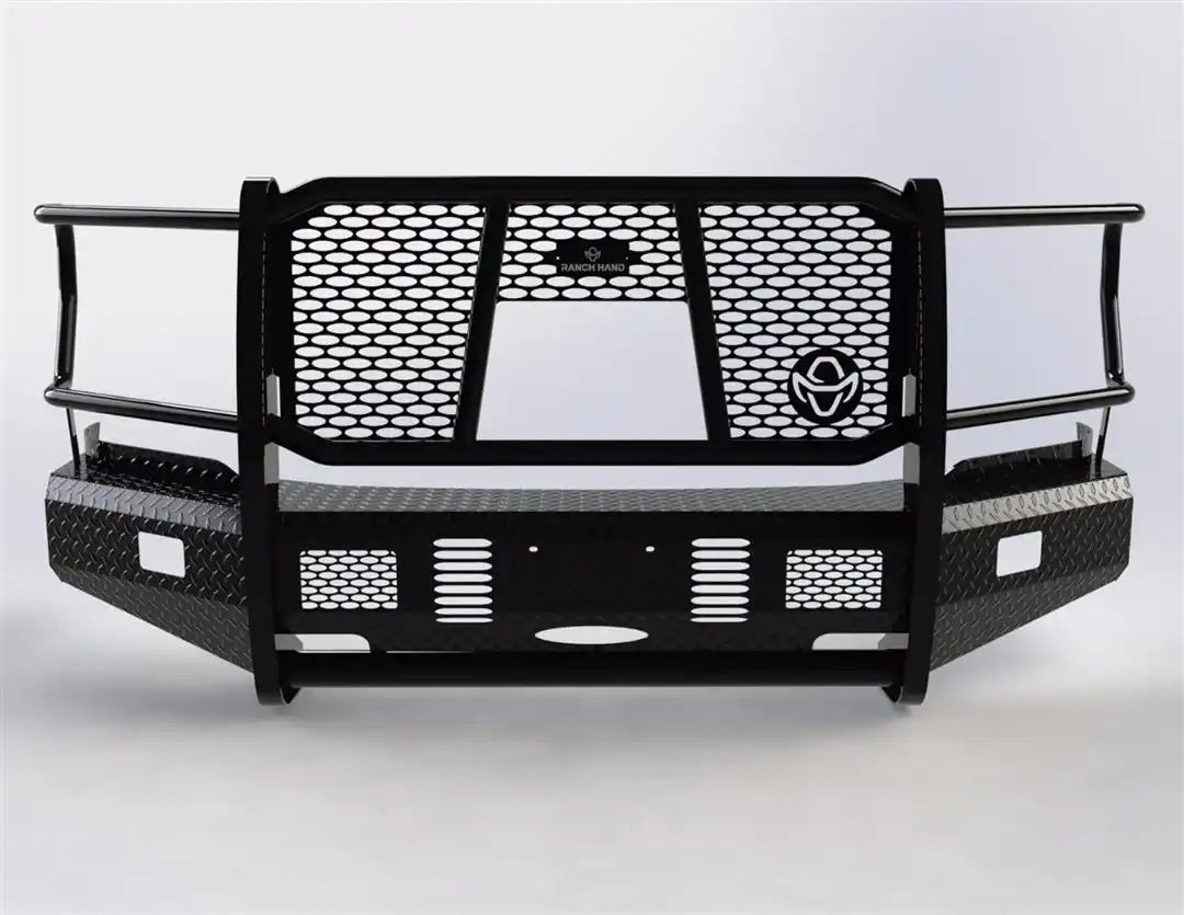 Ranch Hand FSF18HBL1 Bumper SUMMIT One Piece Design Direct-Fit Mounting Hardware 