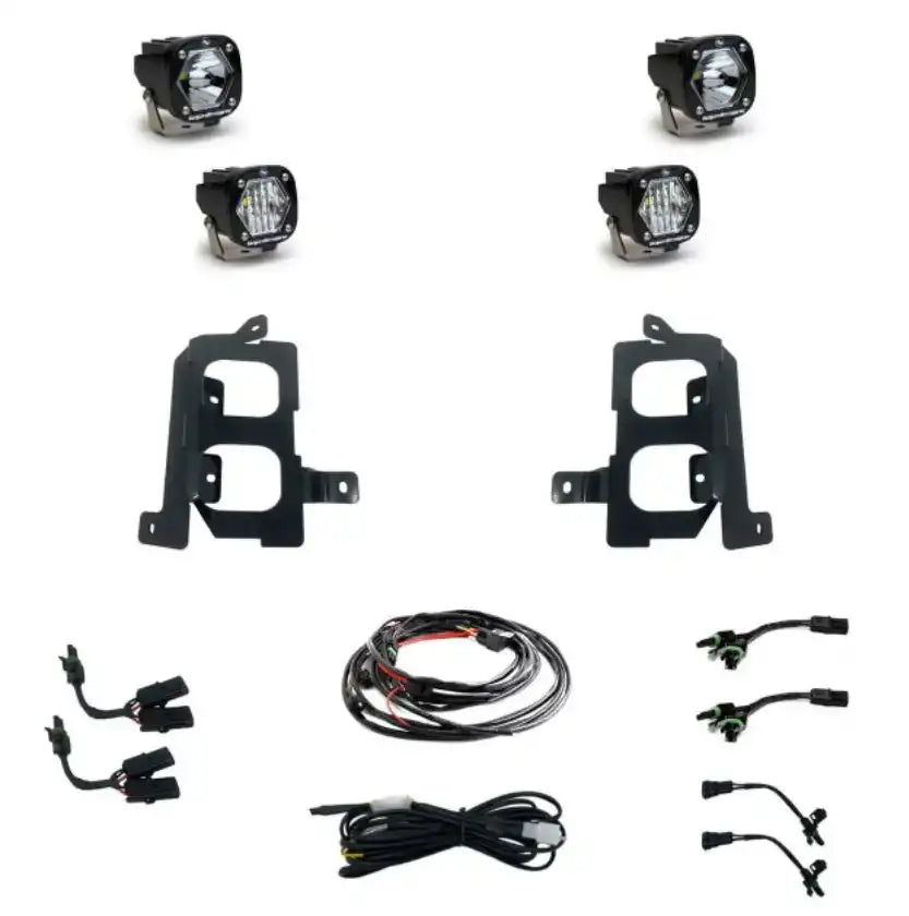 Baja Design 447849 Driving/ Fog Light S1 LED Bulb 2.1 Inch Square 20 Watt Bulbs A