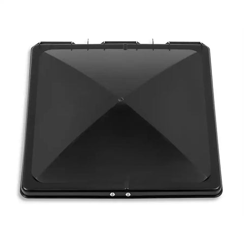Camco 40173 Roof Vent Lid For 14 Inch x 14 Inch Vents Fits Jensen Models With Metal Base Manufacturered 1994 And After With Pin Hinge Black