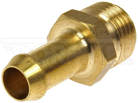 Dorman 785-412D Fuel Line Fitting OE Solutions ™ Inverted Flare Male Connector Barbed End 1/8 Inch MNPT Thread Size 1.22 Inch Length Brass